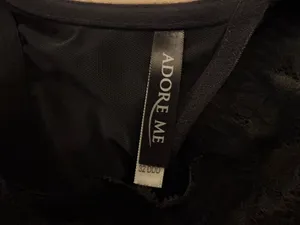 Adore Me Racerback Black Lace Bra 32DDD thumbnail 6