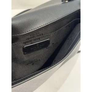 Kate‎ Spade Crossbody Bag Black Alek Tilden Place Coated Leather Gold Chain thumbnail 3