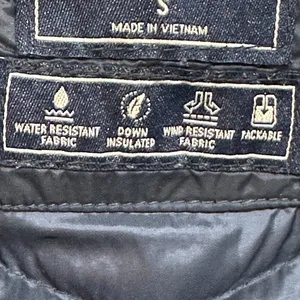 Abercrombie & Fitch Down Insulated Packable Puffer Winter Jacket Navy‎ Small thumbnail 8