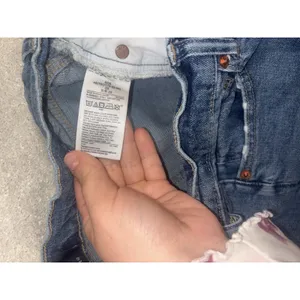 GAP Jeans Women's Blue 6/28 Distressed Regular‎ Girlfriend Mid Rise Wash Denim thumbnail 4