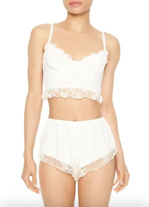 Forever 21 NWT Lace-Trim Lingerie Set thumbnail 1