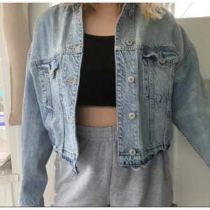 American Eagle Cropped Jean Jacket‎ Sz XS100% cotton thumbnail 4