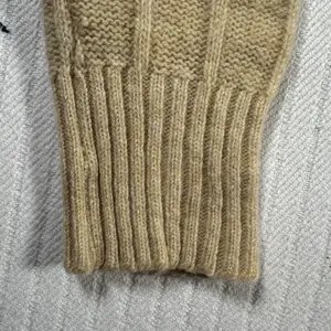 Vintage Tami Women’s Small Yellow Rib Knit Quarter Zip Mock Neck Sweater thumbnail 6