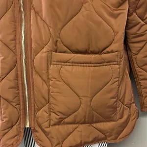 Isaac Mizrahi Quilted Barn Cognac Jacket- Small thumbnail 4