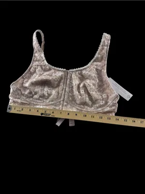 Victoria's Secret Lace Front-Closure Comfort Bra in Light Beige nwt thumbnail 7