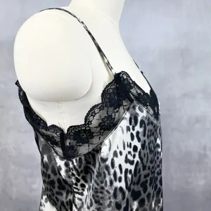 Davi & Dani‎ Womens Leopard Cami Size M Y2K Lingeriecore Sultry Club Night Edgy thumbnail 4