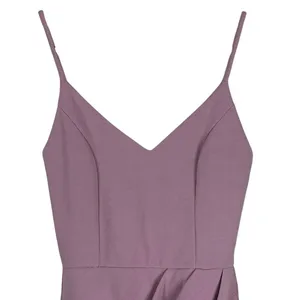 NWT Lulus Mini Bodycon Dress Womens XS Mauve Sleeveless Wrap Minimalist Cocktail thumbnail 3