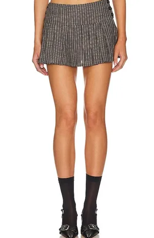 Superdown Brinley Skirt Set in Black Multi thumbnail 1