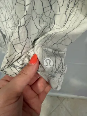 Lululemon All Yours Vitasea White Crackle-Print Short Sleeve T-Shirt thumbnail 3