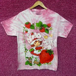 Strawberry Shortcake and Custard tiedye T-shirt size medium thumbnail 1