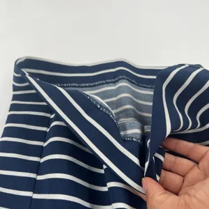 New York & Company Pants Womens XL Navy Blue White Striped Sailor Lace Up‎ thumbnail 6