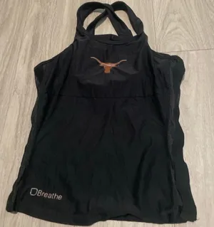 BlackTank Top with texas Longhorns Logo Black Size XS thumbnail 1