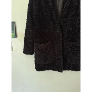 Aritzia Wilfred Free Grete Teddy Coat Fuzzy Jacket Size Medium Black thumbnail 6