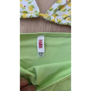 SOLID AND STRIPED 2 Piece Bikini Set Lemon Print Size Small thumbnail 5
