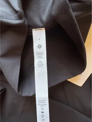 Lululemon Align With Pockets High Rise 25” Black Size 4 NWT thumbnail 6