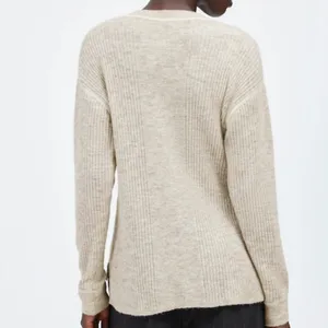Madewell Crewneck Alpaca Blend Rib Women's Sweater thumbnail 5