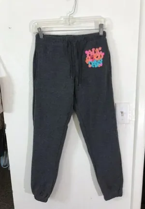 Weekending “All Good Days” grey comfy lounge sweatpants thumbnail 1