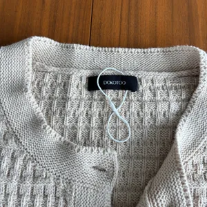 Cozy Cardigan 2XL Cream Waffle Knit Button Front Chic Coastal Grandma Sweater thumbnail 5