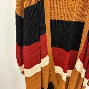 The Buckle say what brand long color block cardigan and a women’s size medium! thumbnail 3