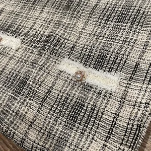 Designer Lea & Viola Tweed Top with Pearl Details Size Small Retail 110$ NWT thumbnail 9
