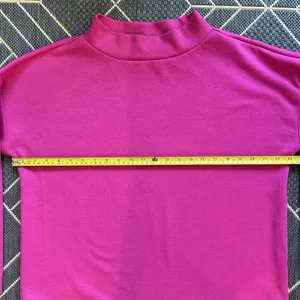 LOFT Outlet Magenta Pink Cozy Mock Neck Fleece Pullover Sweatshirt Large NWOT thumbnail 10