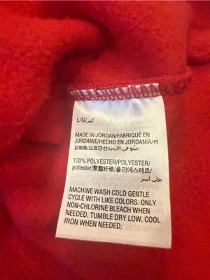 Karen Scott Sport Bright Red Full Zip Fleece Vest Zipper Pockets Size L thumbnail 4
