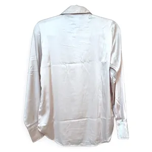 Elegant H&M Pink Satin Blouse thumbnail 2