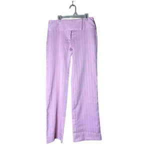 Vintage Y2K Vezucci Pink Low Rise‎ Wide Leg Career Pants Size 6 thumbnail 2