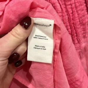 NEW NWT LoveShackFancy Viola Mini Babydoll Dress Pink XS thumbnail 8