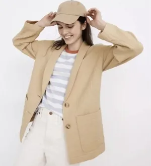 Madewell Lightspun‎ Dorset Blazer Size Medium New with Tags thumbnail 1
