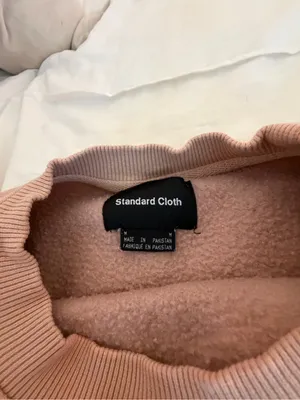 Urban Outfitters Standard Cloth Men’s Crewneck Sweatshirt in Dusty Rose thumbnail 4