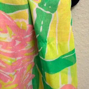 Lilly Pulitzer x Target 20th Anniversary Flamingo Scarf Sequin OS Sarong Coverup thumbnail 13