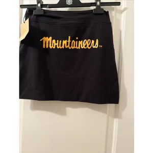 University Of West Virginia Mountaineers Women's Sweatshirt Skirt Size S Black thumbnail 11