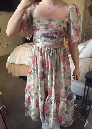 Abercrombie Emerson Angel Sleeve Midi thumbnail 3