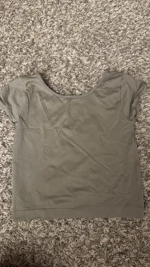 Olive Green Free People Top Crop thumbnail 4