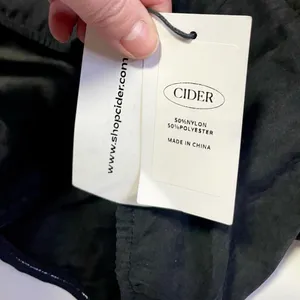 Cider Black Strapless Peplum Top Sleeveless Smocked Back NWT Size S thumbnail 3
