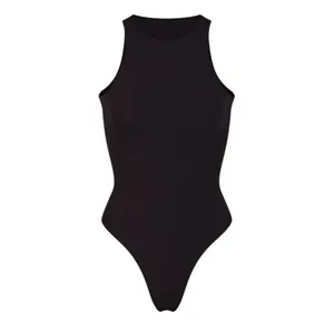 SKIMS NWT Fits Everybody High Neck Bodysuit M Onyx thumbnail 2
