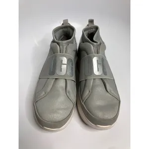 UGG Neutra Metallic Slip-On Sneakers Womens 9.5 Silver Good Branded Gore Strap thumbnail 2