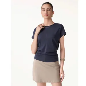OGL Dew Sky Blue Short Sleeve Top Soft Stretch Minimalist Tee Medium M New thumbnail 7