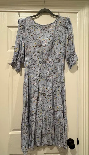 Midi Dress Blue Size M thumbnail 2