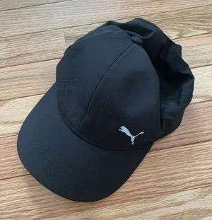Puma Black Baseball Hat Cap Womens Black Logo Golf Running Outdoors Performance thumbnail 1