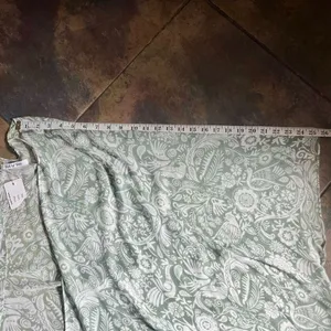 NWT Yak & Yeti Green Floral Thin Shawl Cardigan One Size thumbnail 5