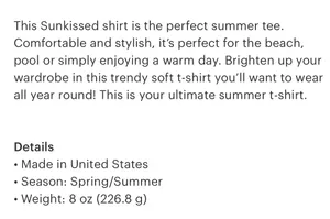 Comfort Colors Sunkissed t-shirts thumbnail 5