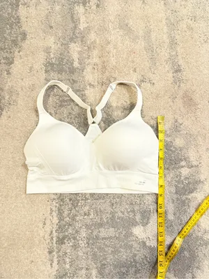 BCG White Sports Bra thumbnail 6