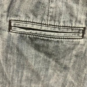 Tommy Hilfiger Womens‎ Blue Denim Chambray Chino Shorts Size 4 Embroidered Logo thumbnail 5