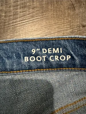 J. Crew 9” Demi Boot Crop Jeans thumbnail 3