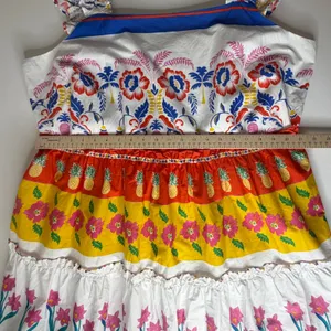 NWT Sugarlips‎ Olympia Floral Ruffle Tiered Mini Dress Size 3X Tropical Colorful thumbnail 12