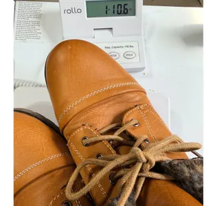 Refresh Wynne-01 Combat Boots Faux Fur Knit Cuff Lace Up Women's 8.5 Tan Winter thumbnail 11