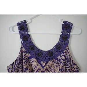 Free People Jewel Crochet Tank Dress Size 10 thumbnail 6
