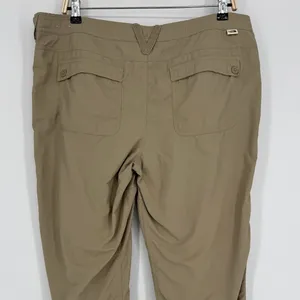 The North Face Hiking Pants Size 16 Khaki Outdoor Convertible Roll Up‎ Gorpcore thumbnail 7